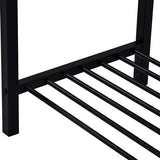 Dining Table Chair And Bench Set 6 Wooden Steel Frame Industrial Style Kitchen Dining Table Set