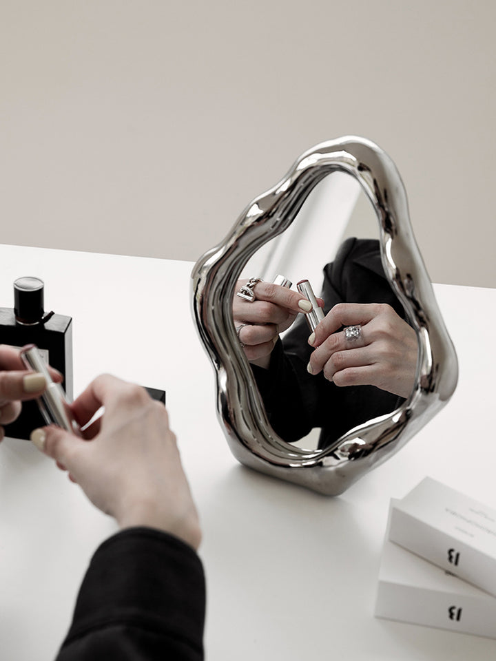 Nordic Simple Home Desktop Decorative Makeup Mirror