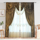 Creative Home European Flower Character Curtains