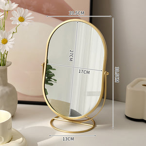 Home Fashion Desktop Rotatable Dressing Mirror